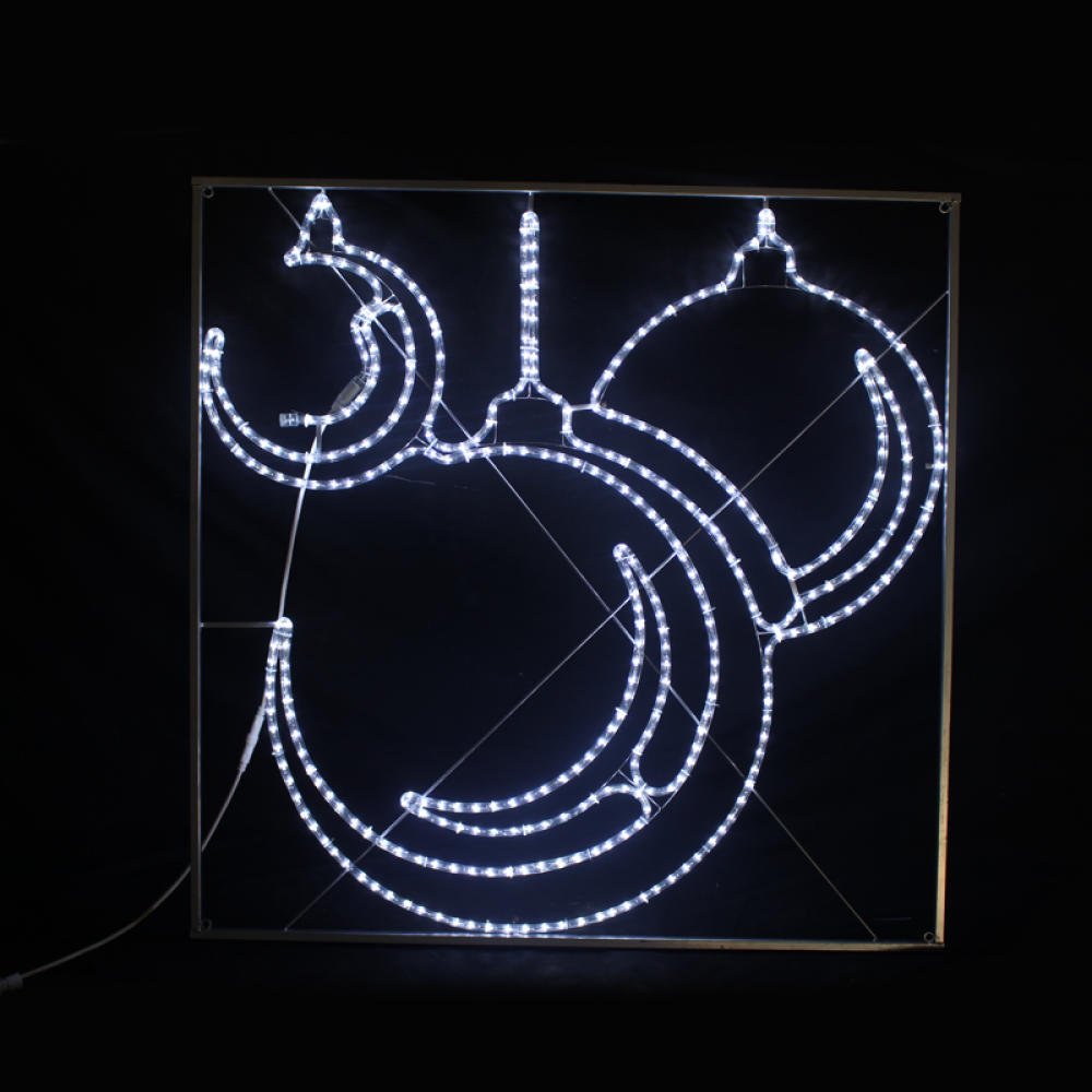 ^ THREE CHRISTMAS BALL,414 LED ΕΠΙΣΤΗΛ ΣΧΕΔ. 11.5m ΜΟΝΟΚ. ΦΩΤΟΣ,CW ΣΤΑΘ,IP44,120x120CM,1.5m ΤΡΟΦ.  -X0841422113